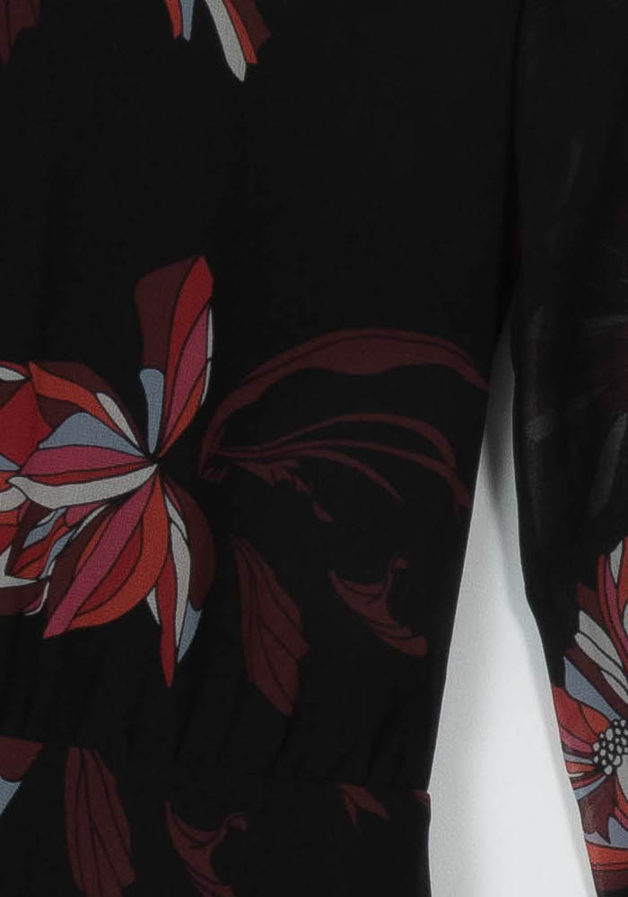 Robe Portefeuille Noire et Rouge - Taille S/36 de la marque One Step | PARAD120352 - Vendu par Paradigme - Image 3