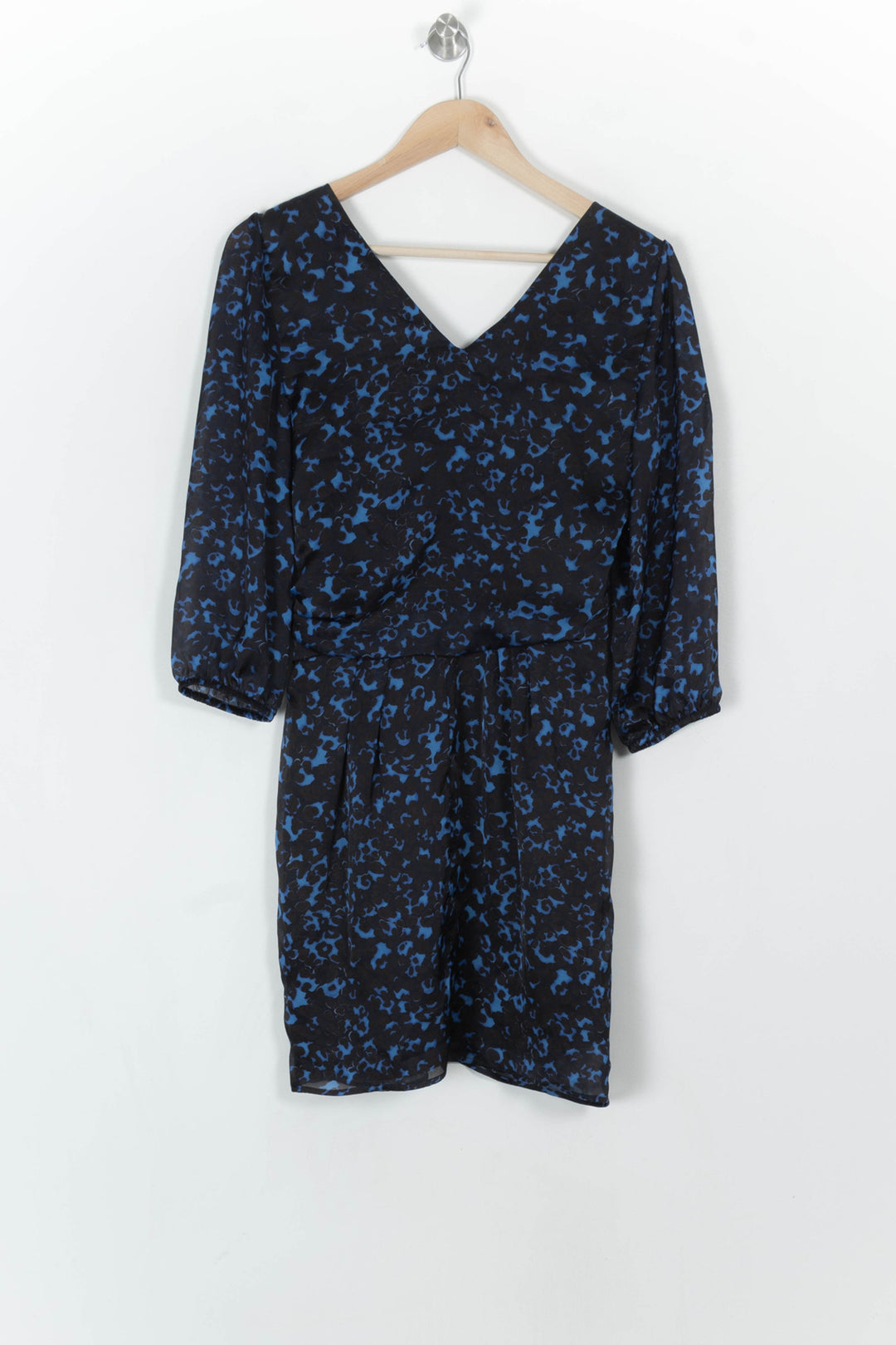 Robe Portefeuille Bleu et Noir - Taille S/36 de la marque IKKS | PARAD120354 - Vendu par Paradigme - Image 5