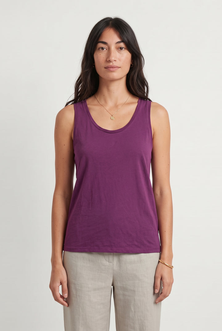 Débardeur Violet - Taille S/36 de la marque American Vintage | PARAD120356 - Vendu par Paradigme - Image 1