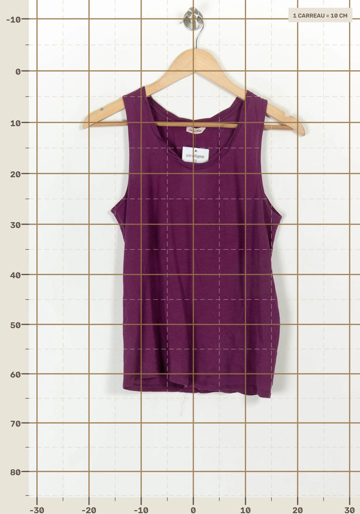 Débardeur Violet - Taille S/36 de la marque American Vintage | PARAD120356 - Vendu par Paradigme - Image 4