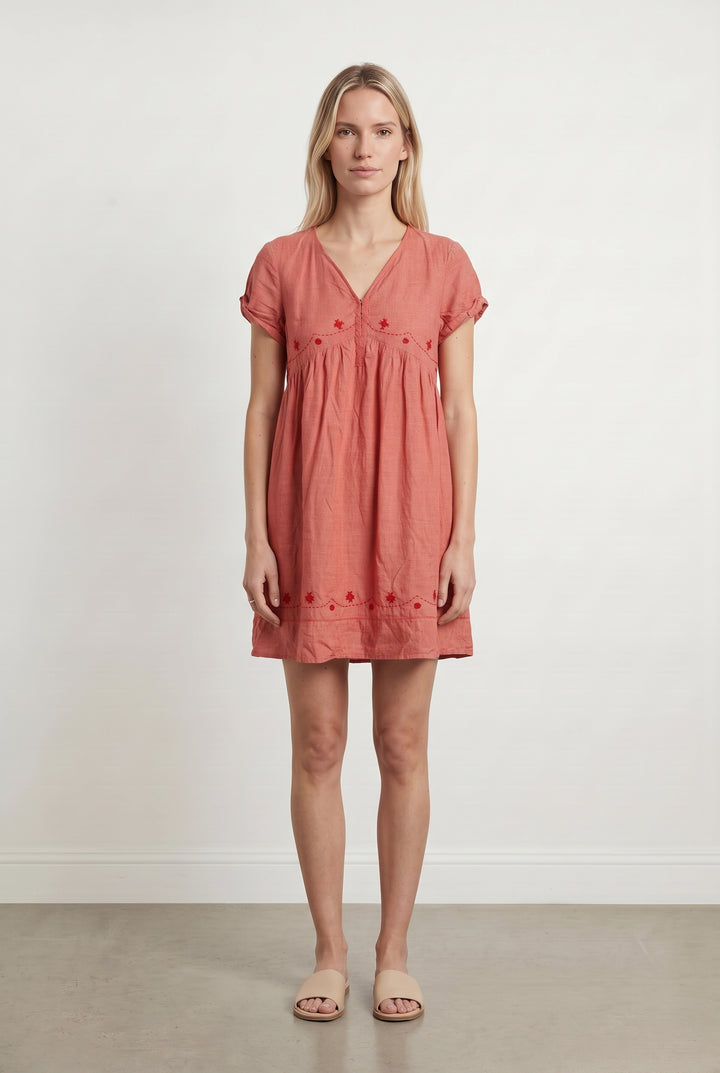 Robe Courte Rouge - Taille S/36 de la marque Comptoir des Cotonniers | PARAD120357 - Vendu par Paradigme - Image 1