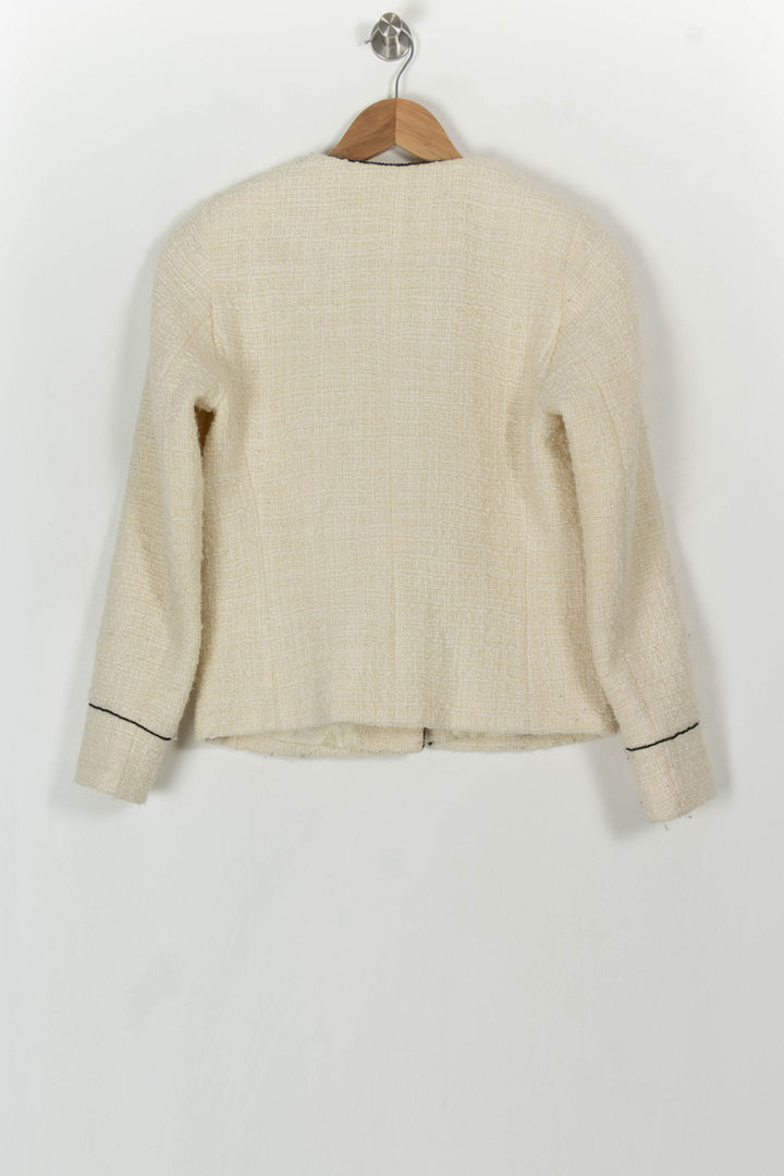 Veste Blanche et Noire - Taille M/38 de la marque Gerard Darel | PARAD120360 - Vendu par Paradigme - Image 5