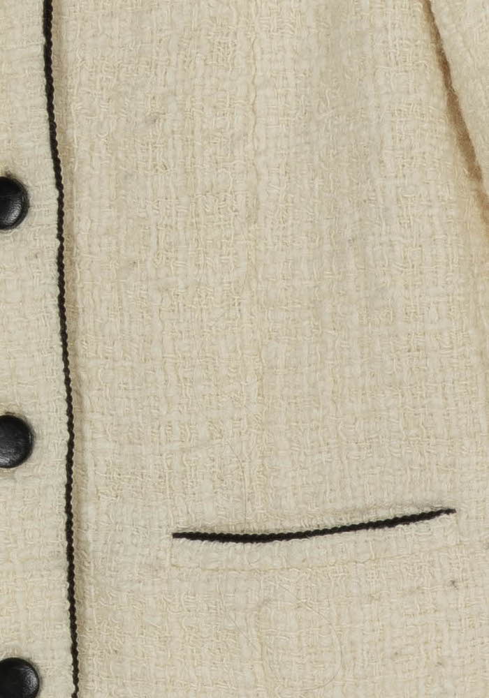 Veste Blanche et Noire - Taille M/38 de la marque Gerard Darel | PARAD120360 - Vendu par Paradigme - Image 3