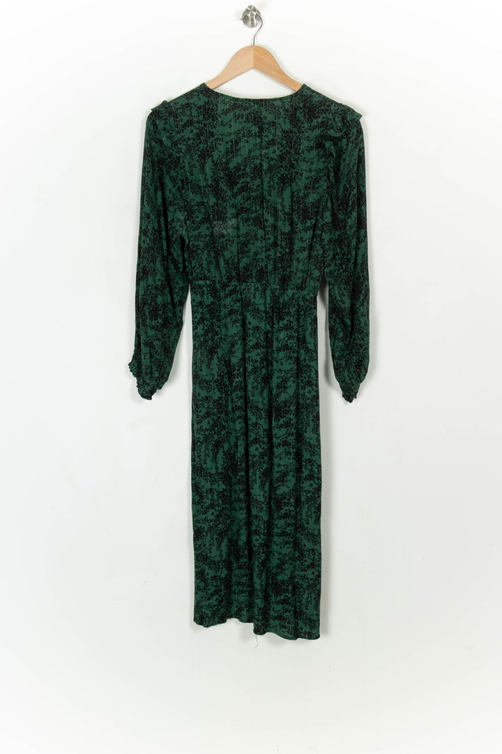 Robe Longue Verte et Noire - Taille M/38 de la marque Sud express | PARAD120364 - Vendu par Paradigme - Image 5