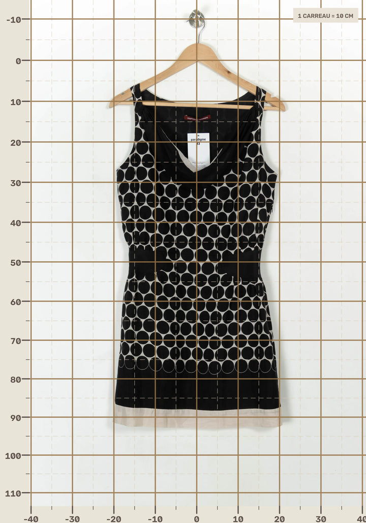 Robe Courte Noire et Blanche - Taille S/36 de la marque Comptoir des Cotonniers | PARAD120372 - Vendu par Paradigme - Image 4