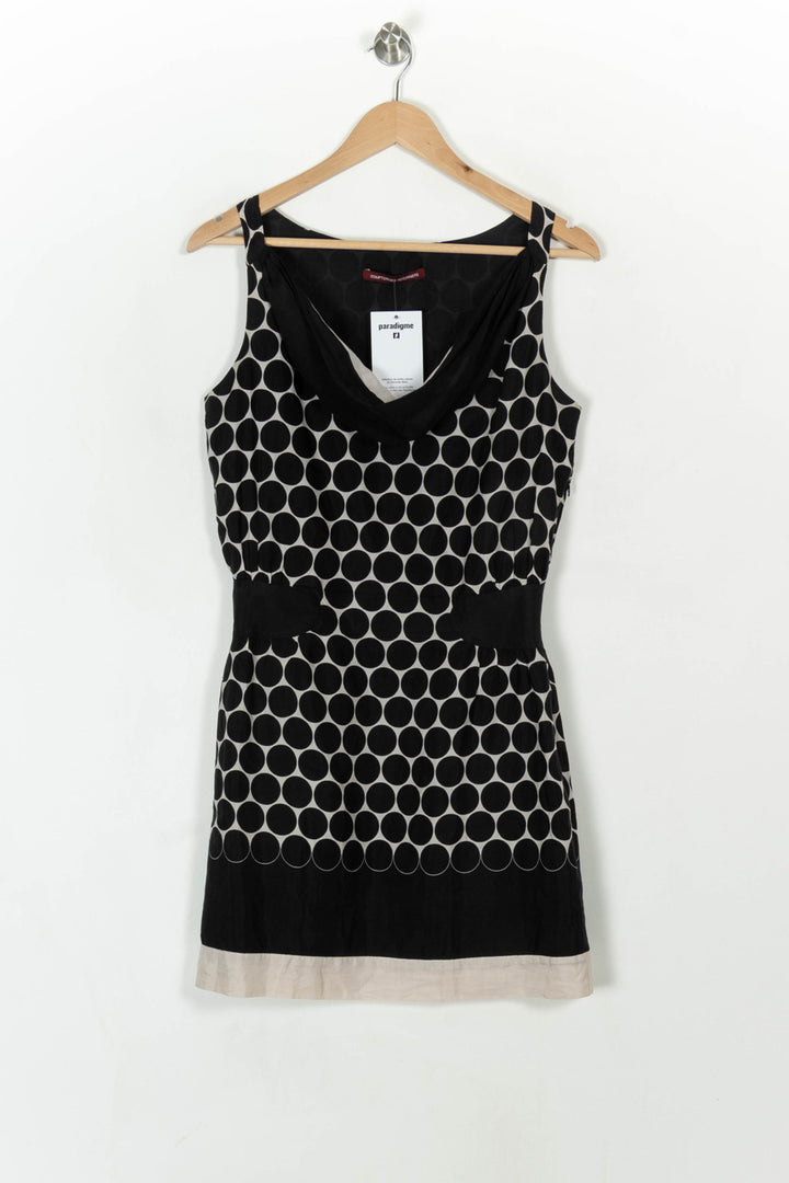 Robe Courte Noire et Blanche - Taille S/36 de la marque Comptoir des Cotonniers | PARAD120372 - Vendu par Paradigme - Image 2