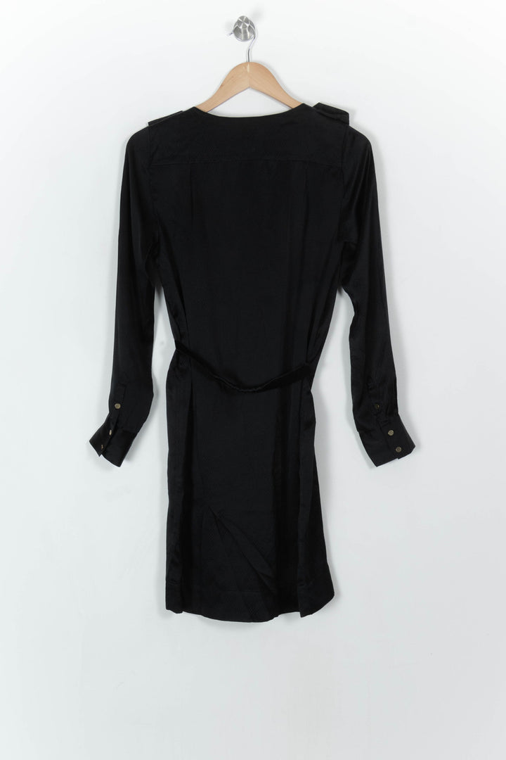 Robe Chemise Noire - Taille S/36 de la marque Claudie Pierlot | PARAD120374 - Vendu par Paradigme - Image 5