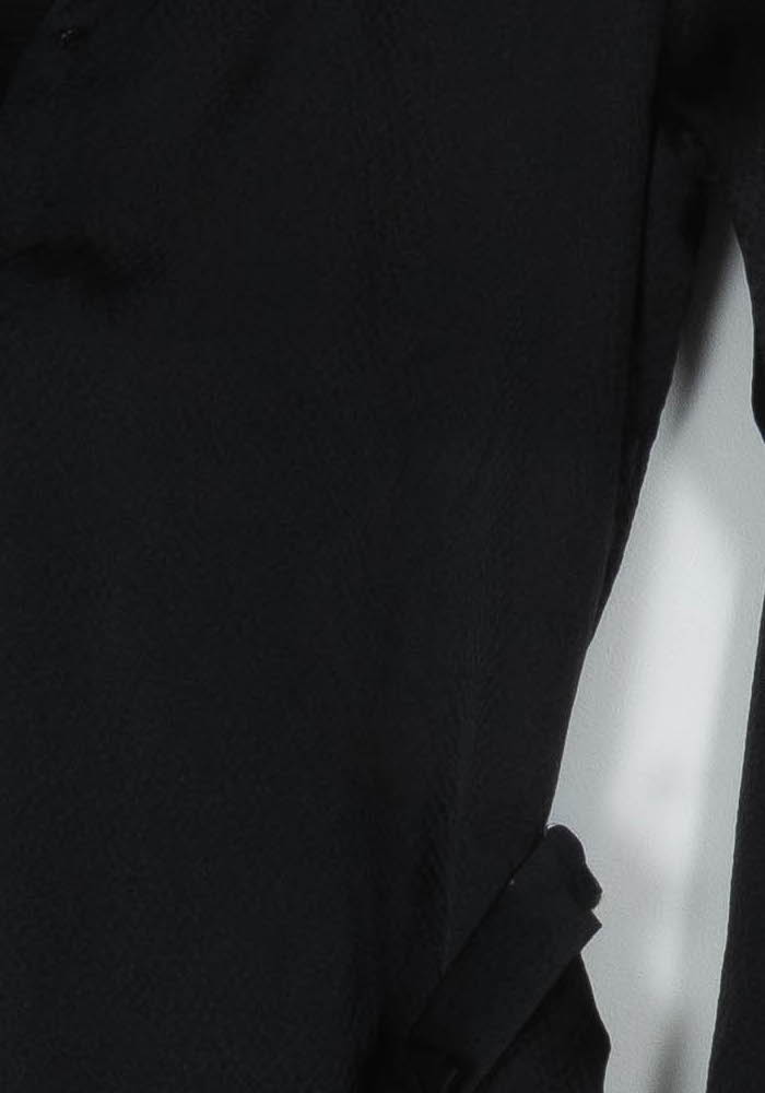 Robe Chemise Noire - Taille S/36 de la marque Claudie Pierlot | PARAD120374 - Vendu par Paradigme - Image 3