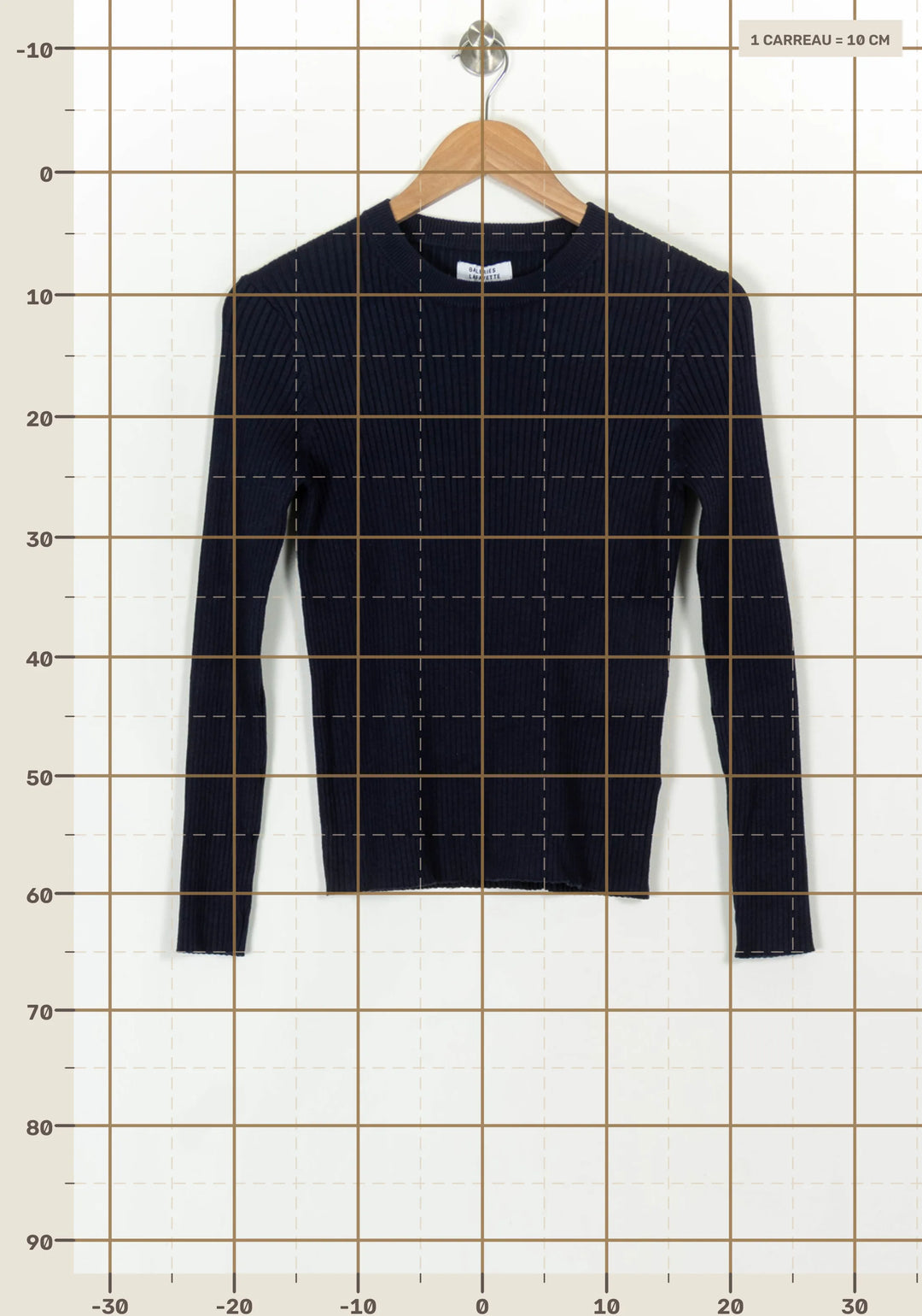 Pull Bleu - Taille S/36 de la marque Galeries Lafayette | PARAD120376 - Vendu par Paradigme - Image 4