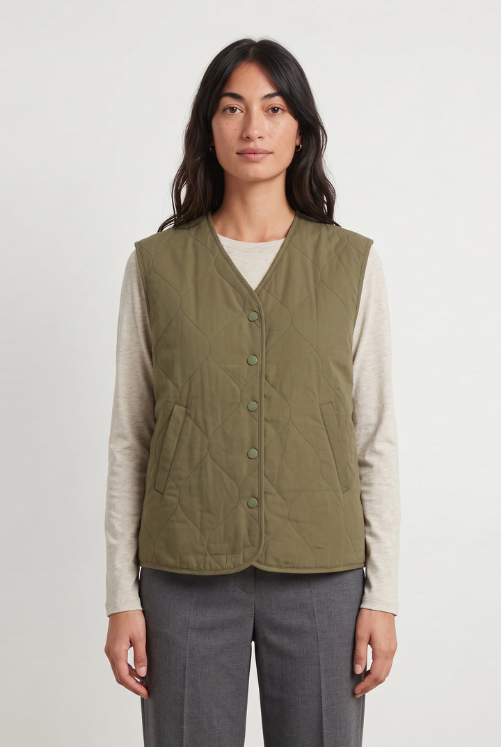 Gilet Matelassé Vert - Taille S/36 de la marque Karl Marc John | PARAD120380 - Vendu par Paradigme - Image 1