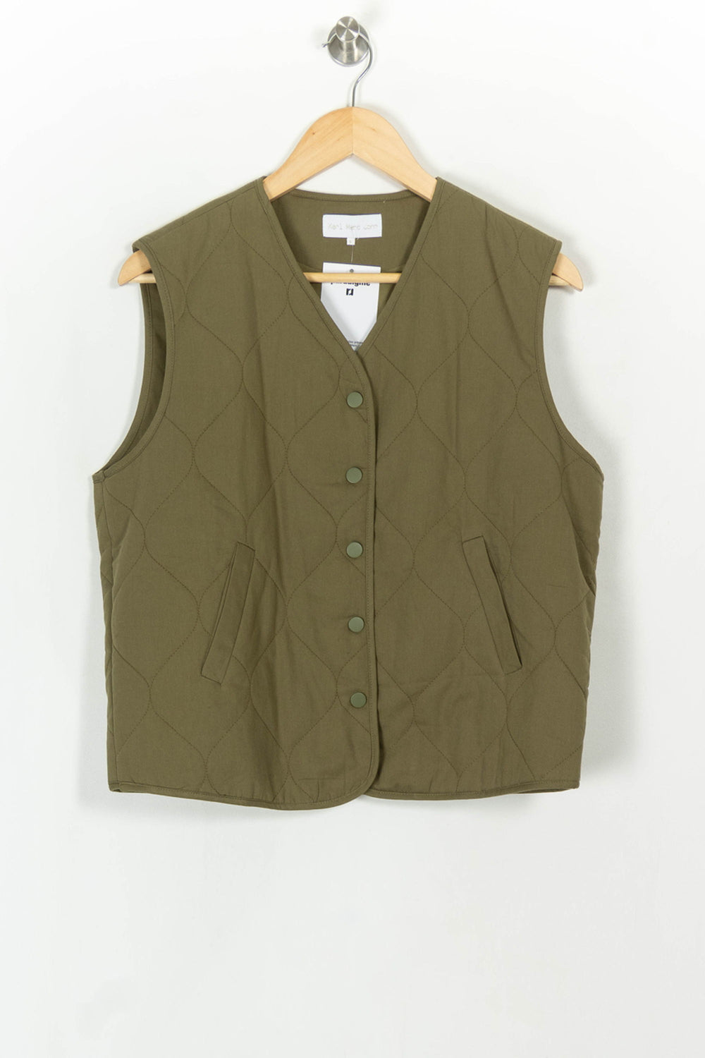 Gilet Matelassé Vert - Taille S/36 de la marque Karl Marc John | PARAD120380 - Vendu par Paradigme - Image 2