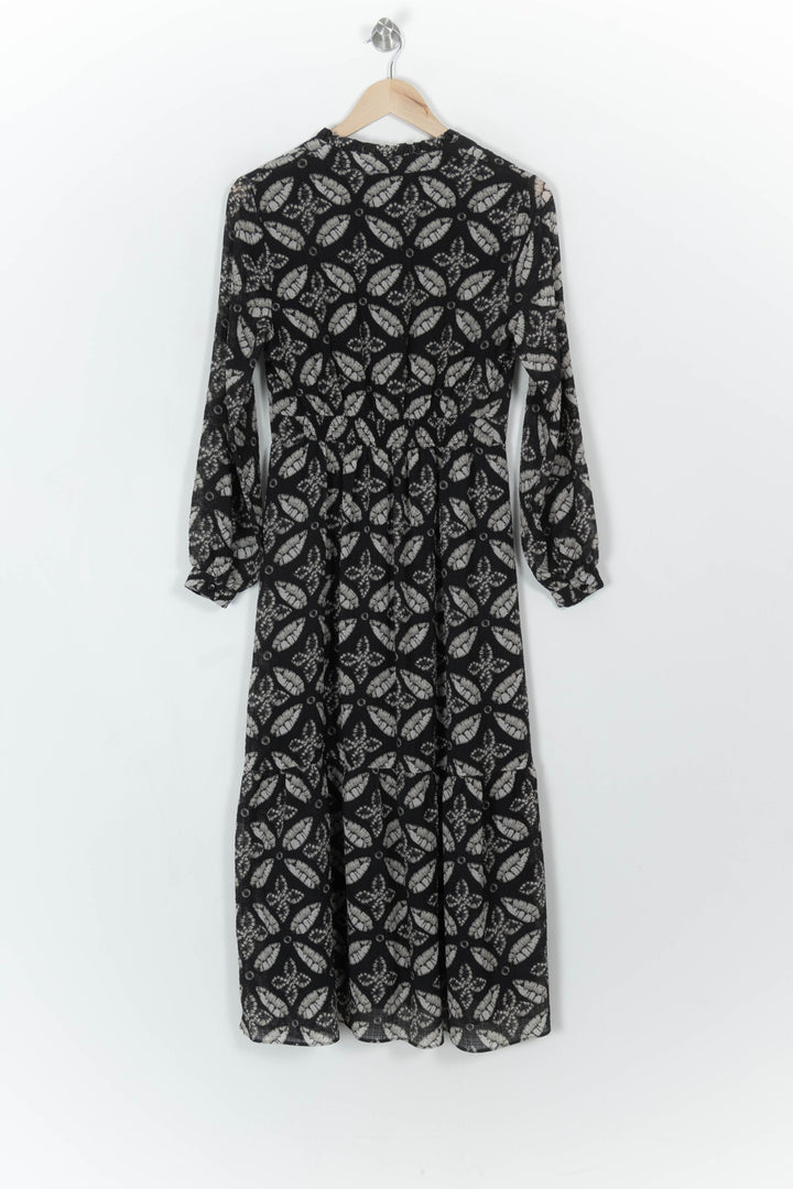 Robe Longue Noire et Blanche - Taille S/36 de la marque Maison 123 | PARAD120382 - Vendu par Paradigme - Image 5