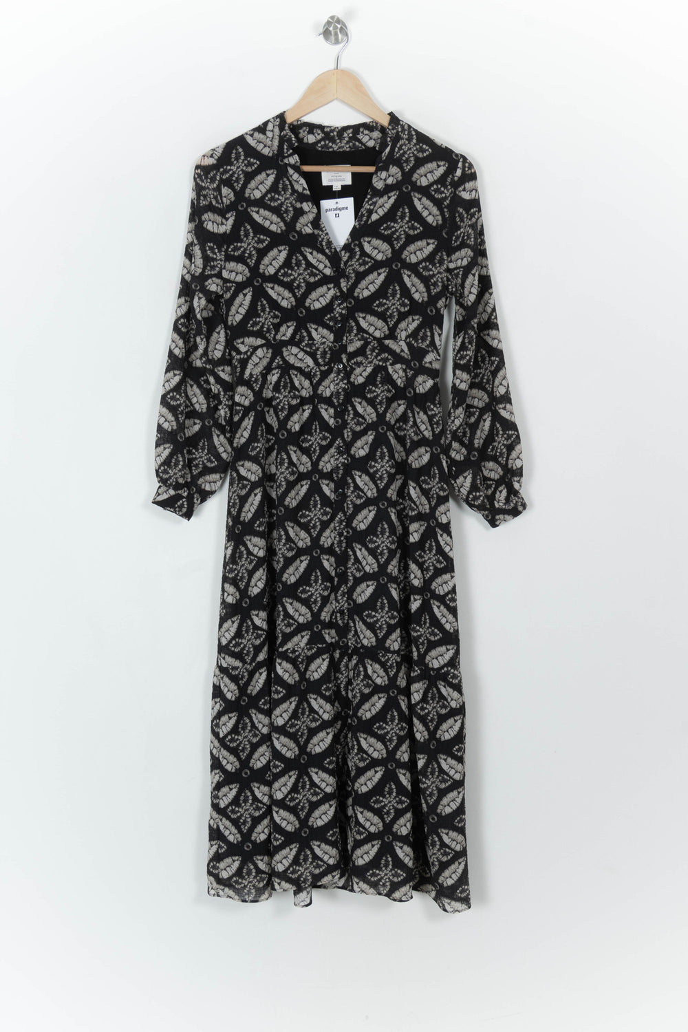 Robe Longue Noire et Blanche - Taille S/36 de la marque Maison 123 | PARAD120382 - Vendu par Paradigme - Image 2