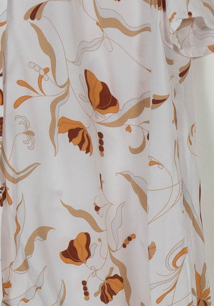 Blouse Blanche et Marron - Taille S/36 de la marque Comptoir des Cotonniers | PARAD120385 - Vendu par Paradigme - Image 3