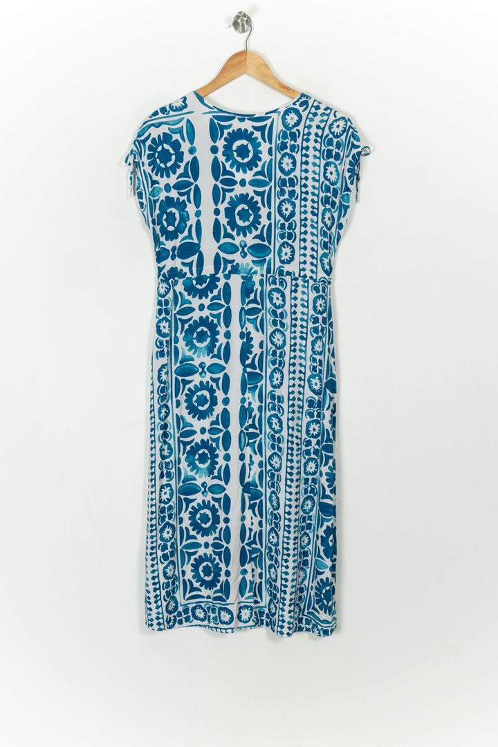Robe Bleu et Blanc - Taille S/36 de la marque La Fée Maraboutée | PARAD120386 - Vendu par Paradigme - Image 5