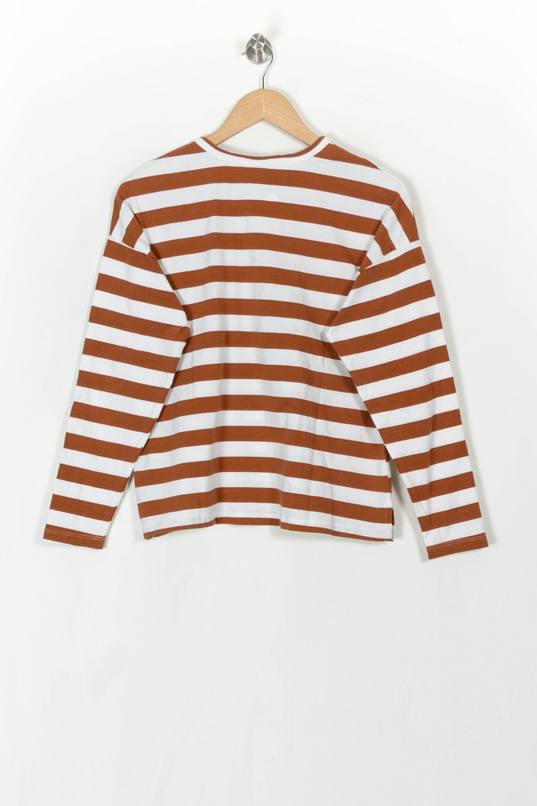 Marinière Marron et Blanche - Taille S/36 de la marque Karl Marc John | PARAD120387 - Vendu par Paradigme - Image 5
