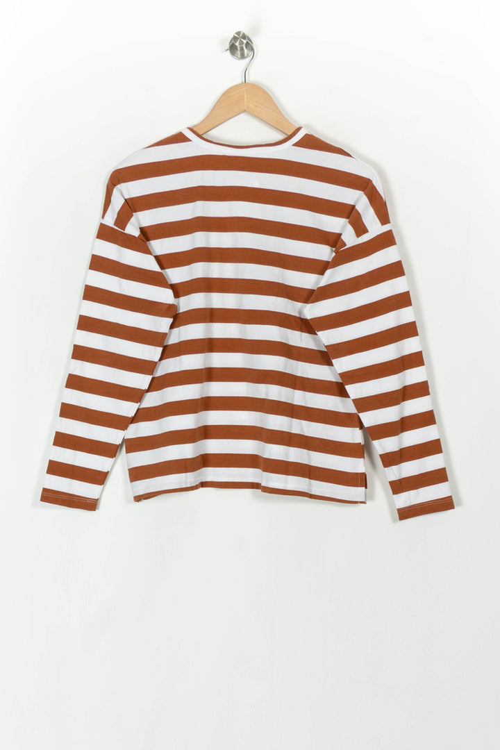 Marinière Marron et Blanche - Taille S/36 de la marque Karl Marc John | PARAD120387 - Vendu par Paradigme - Image 5