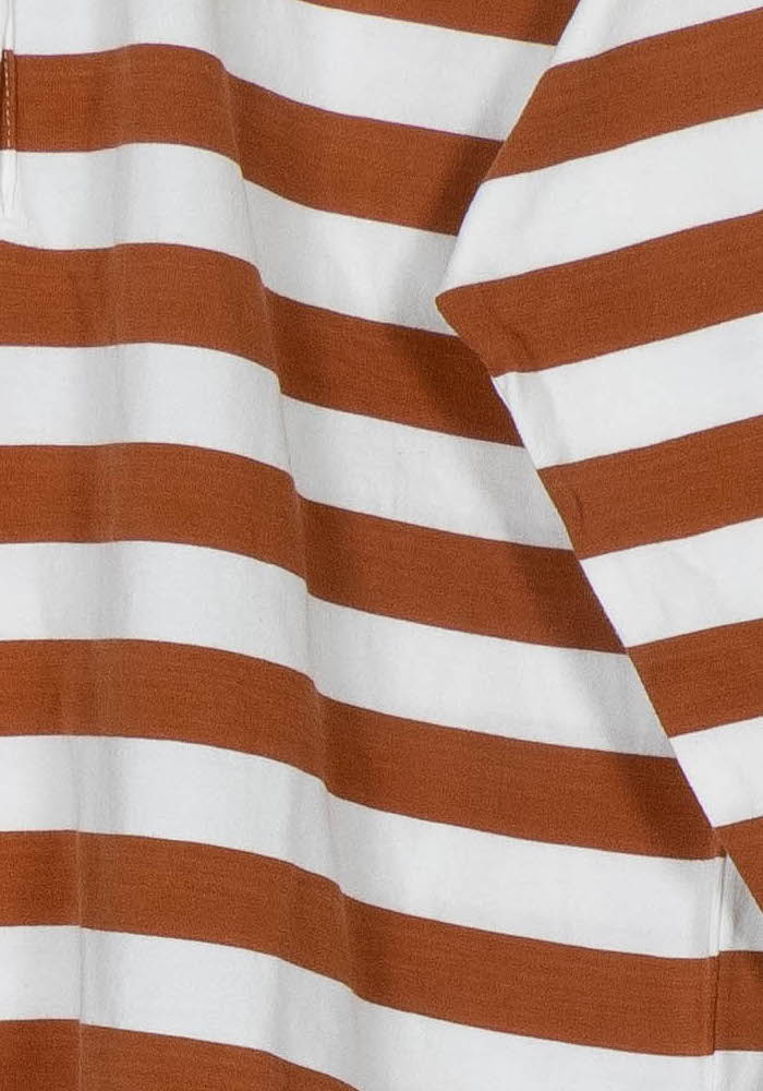 Marinière Marron et Blanche - Taille S/36 de la marque Karl Marc John | PARAD120387 - Vendu par Paradigme - Image 3
