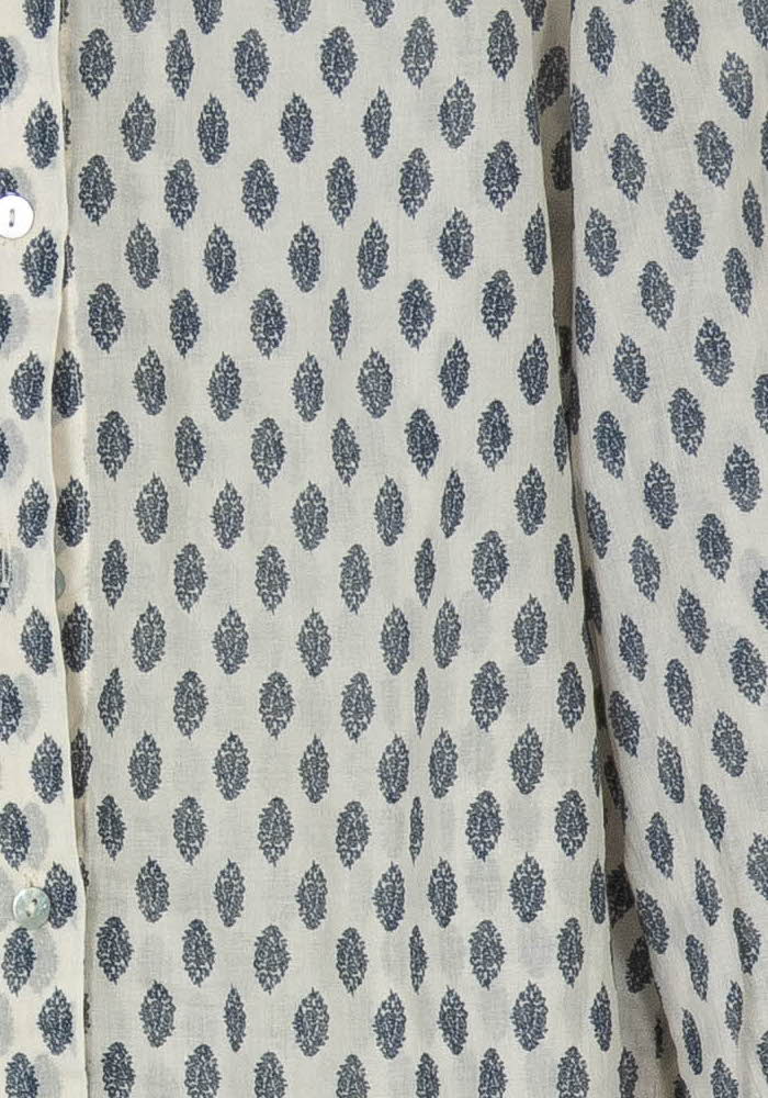 Chemise Blanche et Bleue - Taille M/38 de la marque Maison 123 | PARAD120389 - Vendu par Paradigme - Image 3