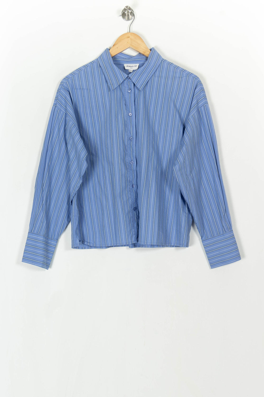 Chemise Bleu à Rayures - Taille M/38 de la marque Maison 123 | PARAD120391 - Vendu par Paradigme - Image 2