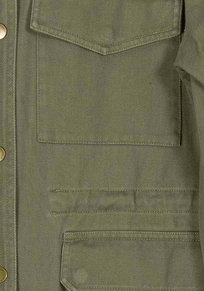 Veste Saharienne Verte - Taille L/40 de la marque Maison 123 | PARAD120392 - Vendu par Paradigme - Image 3