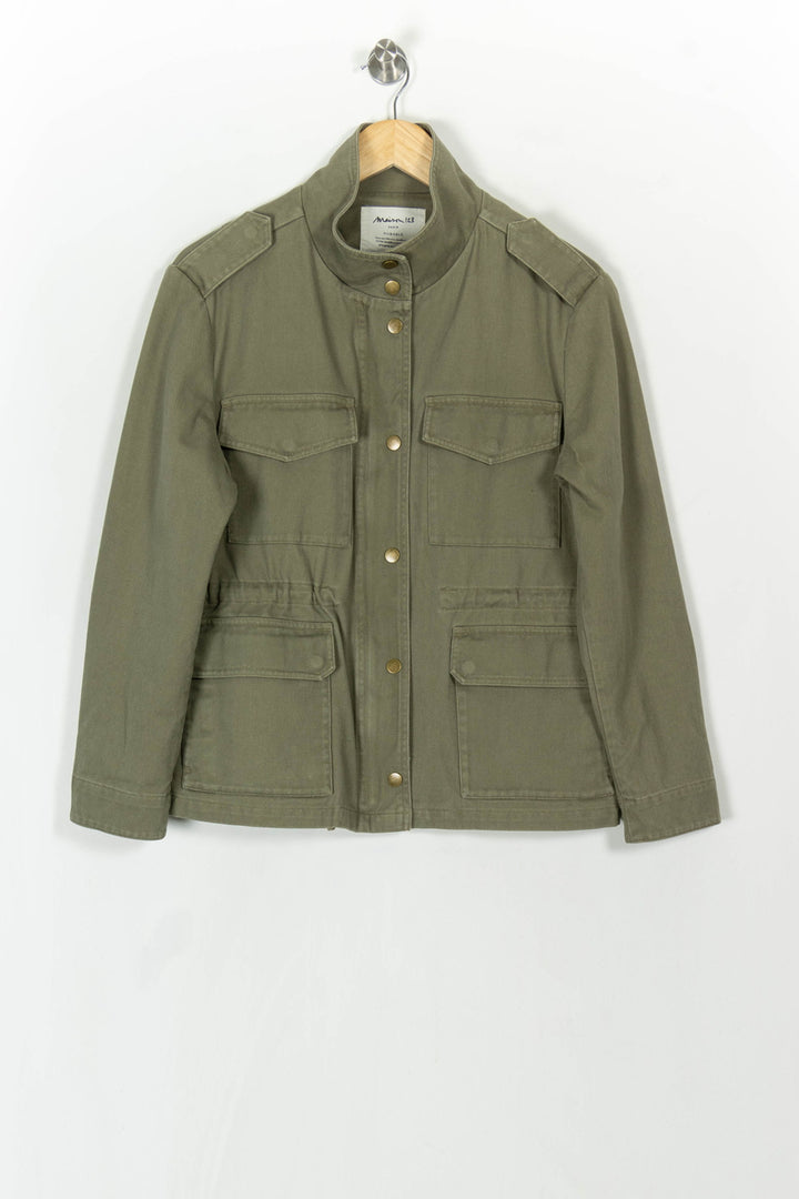 Veste Saharienne Verte - Taille L/40 de la marque Maison 123 | PARAD120392 - Vendu par Paradigme - Image 2