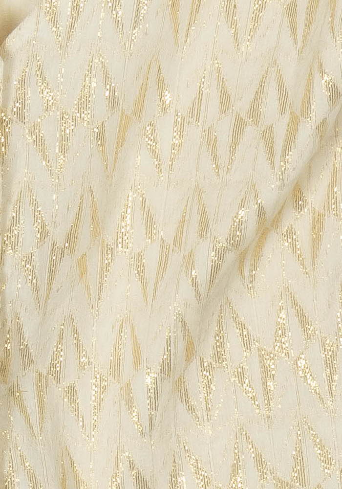 Blouse Beige et Dorée - Taille M/38 de la marque Garance Paris | PARAD120394 - Vendu par Paradigme - Image 3