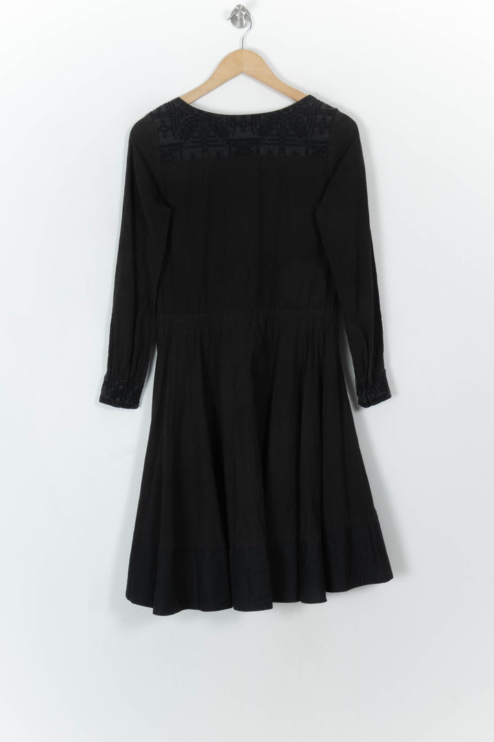 Robe Midi Noire - Taille S/36 de la marque Maje | PARAD120395 - Vendu par Paradigme - Image 5
