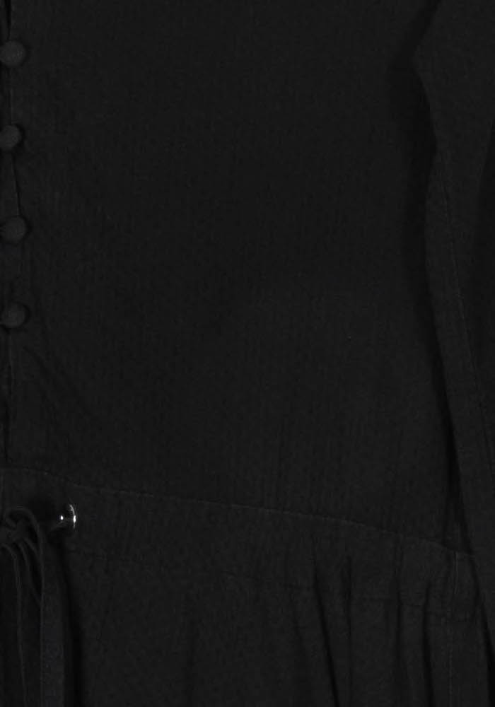 Robe Midi Noire - Taille S/36 de la marque Maje | PARAD120395 - Vendu par Paradigme - Image 3