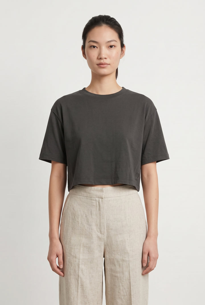 Crop top Vert - Taille XS/34 de la marque Essentiel Antwerp | PARAD120401 - Vendu par Paradigme - Image 1