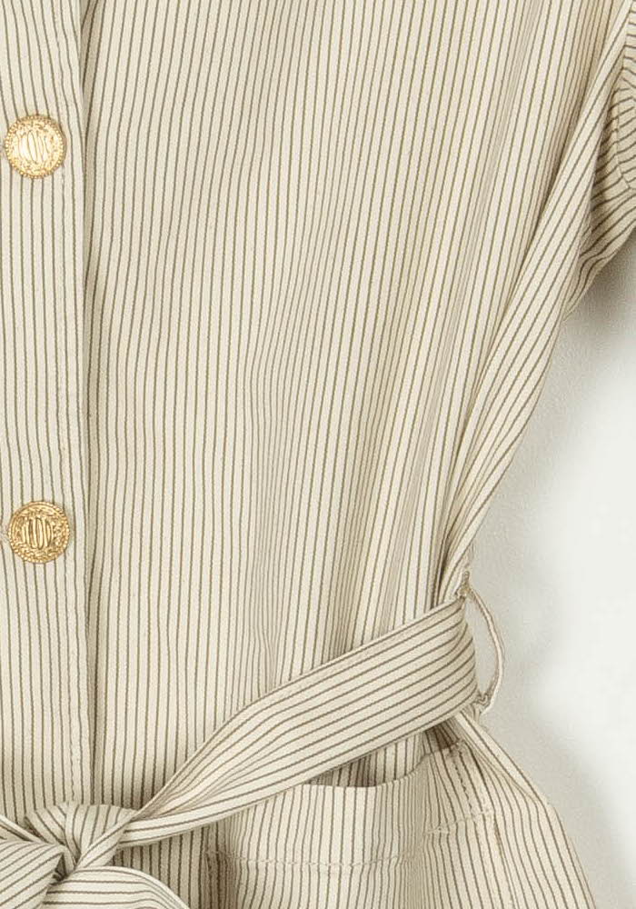 Veste Ceinturée Beige - Taille XS/34 de la marque I.Code | PARAD120405 - Vendu par Paradigme - Image 3