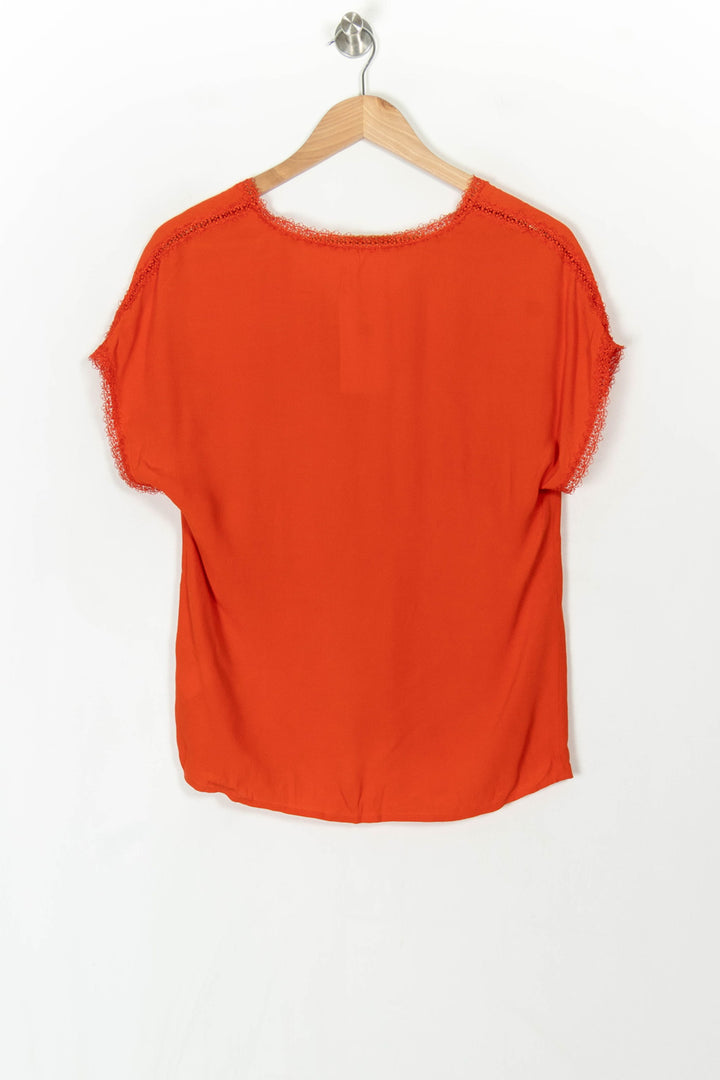 Blouse Orange - Taille S/36 de la marque Sud express | PARAD120406 - Vendu par Paradigme - Image 5