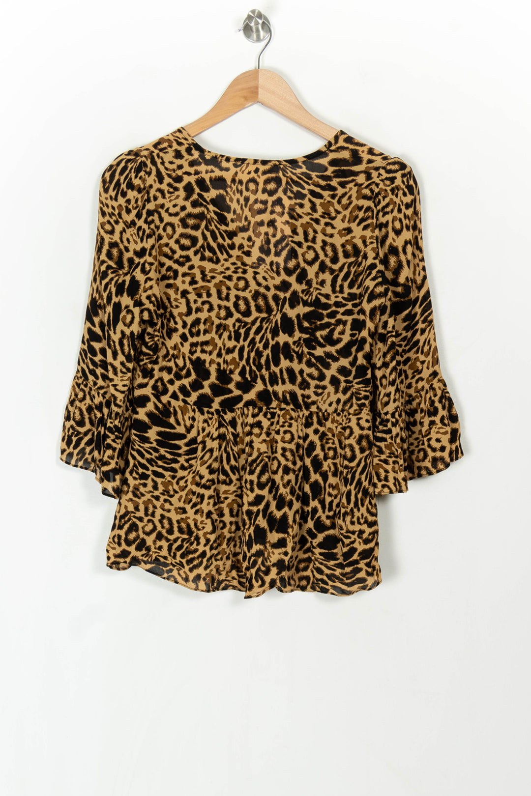 Blouse Léopard Marron et Noir - Taille M/38 de la marque Sud express | PARAD120408 - Vendu par Paradigme - Image 5