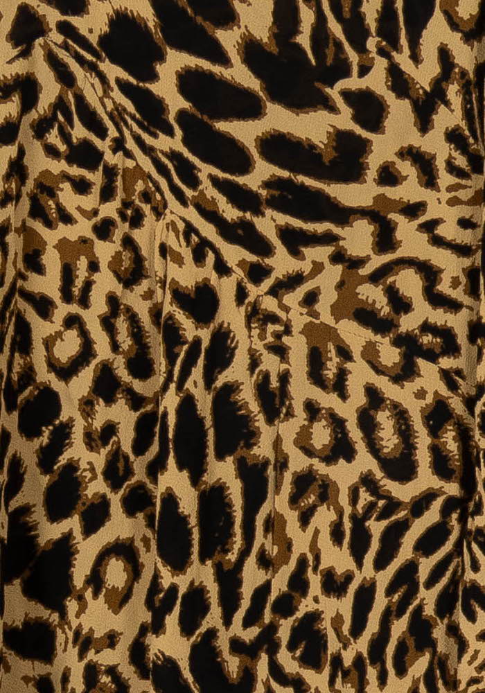 Blouse Léopard Marron et Noir - Taille M/38 de la marque Sud express | PARAD120408 - Vendu par Paradigme - Image 3