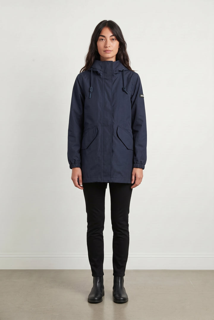 Parka Mi-longue Bleue - Taille XS/34 de la marque Aigle | PARAD120412 - Vendu par Paradigme - Image 1