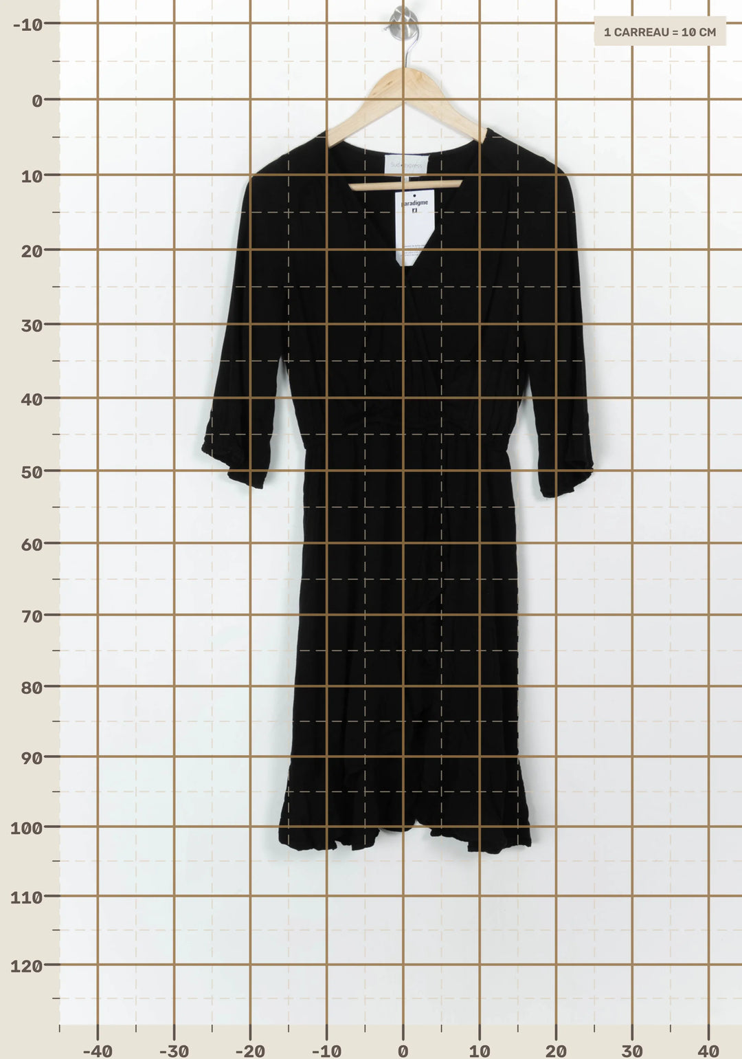 Robe Noire - Taille XS/34 de la marque Sud express | PARAD120413 - Vendu par Paradigme - Image 4