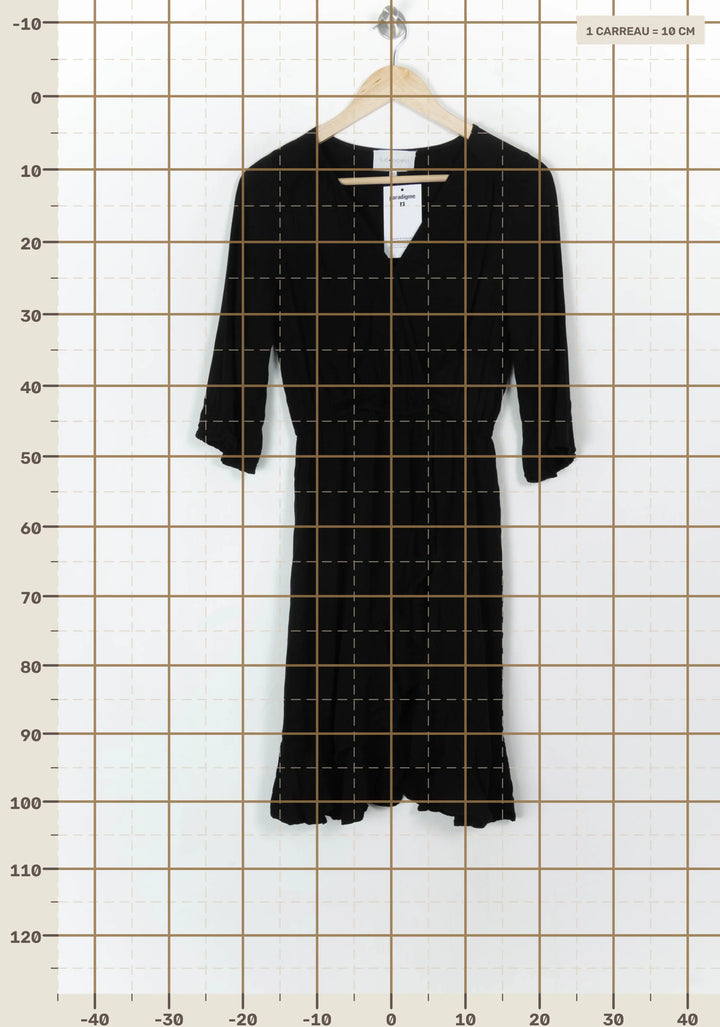 Robe Noire - Taille XS/34 de la marque Sud express | PARAD120413 - Vendu par Paradigme - Image 4