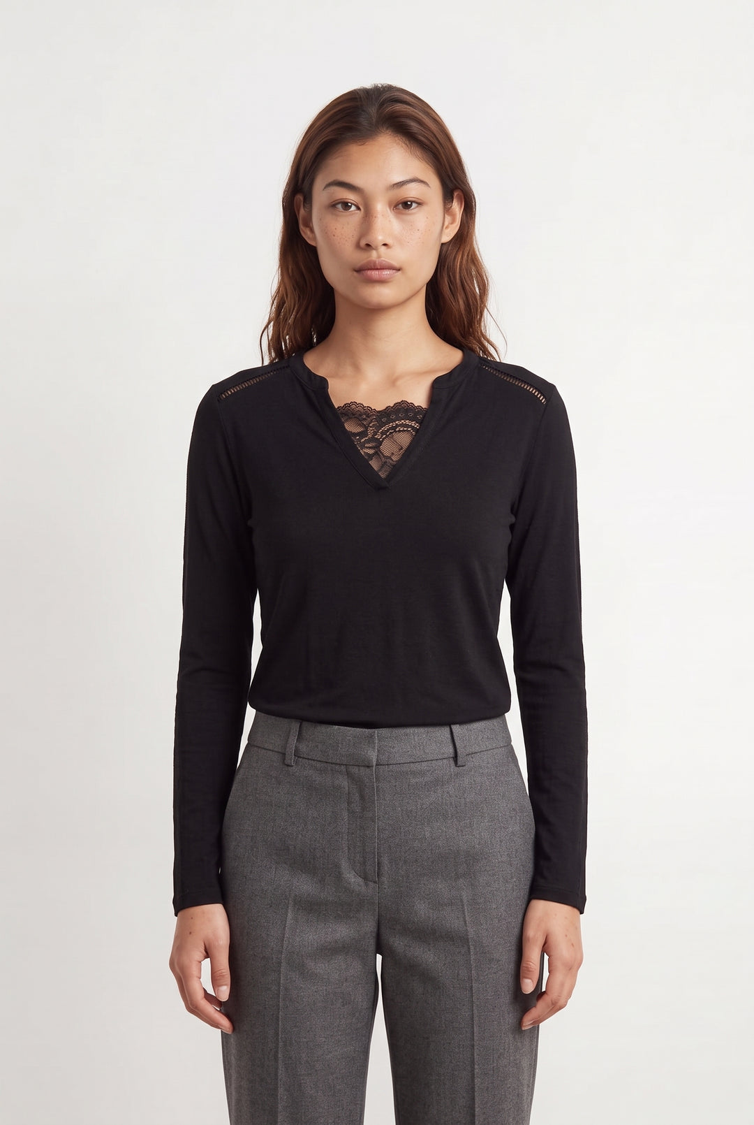 Pull Noir - Taille M/38 de la marque IKKS | PARAD120418 - Vendu par Paradigme - Image 1