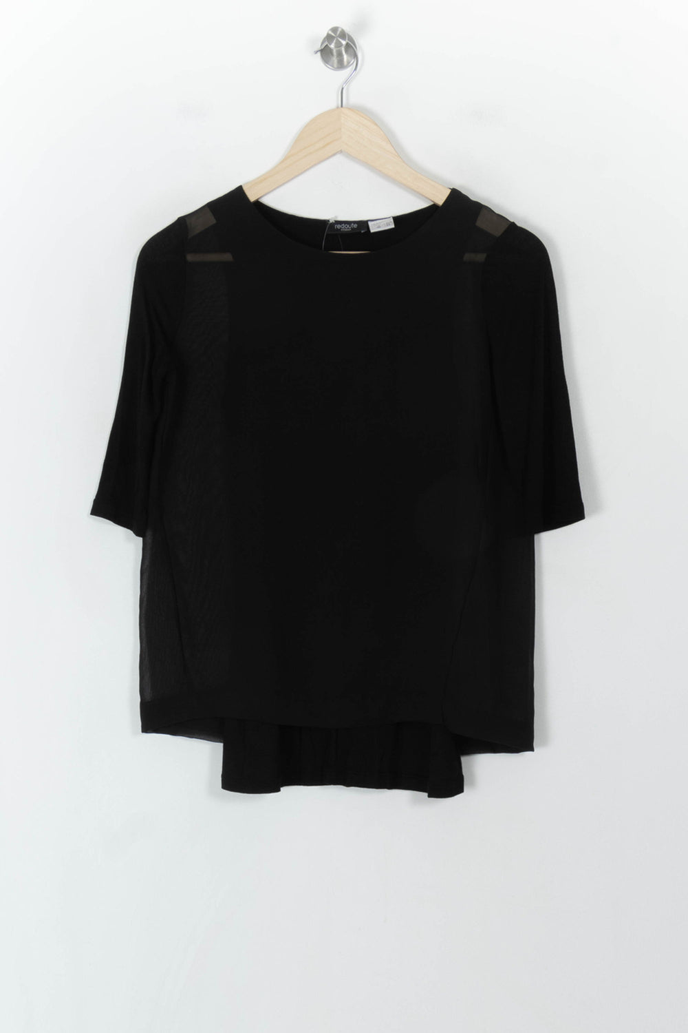 Blouse Noire - Taille XS/34 de la marque La Redoute Collections | PARAD120423 - Vendu par Paradigme - Image 2