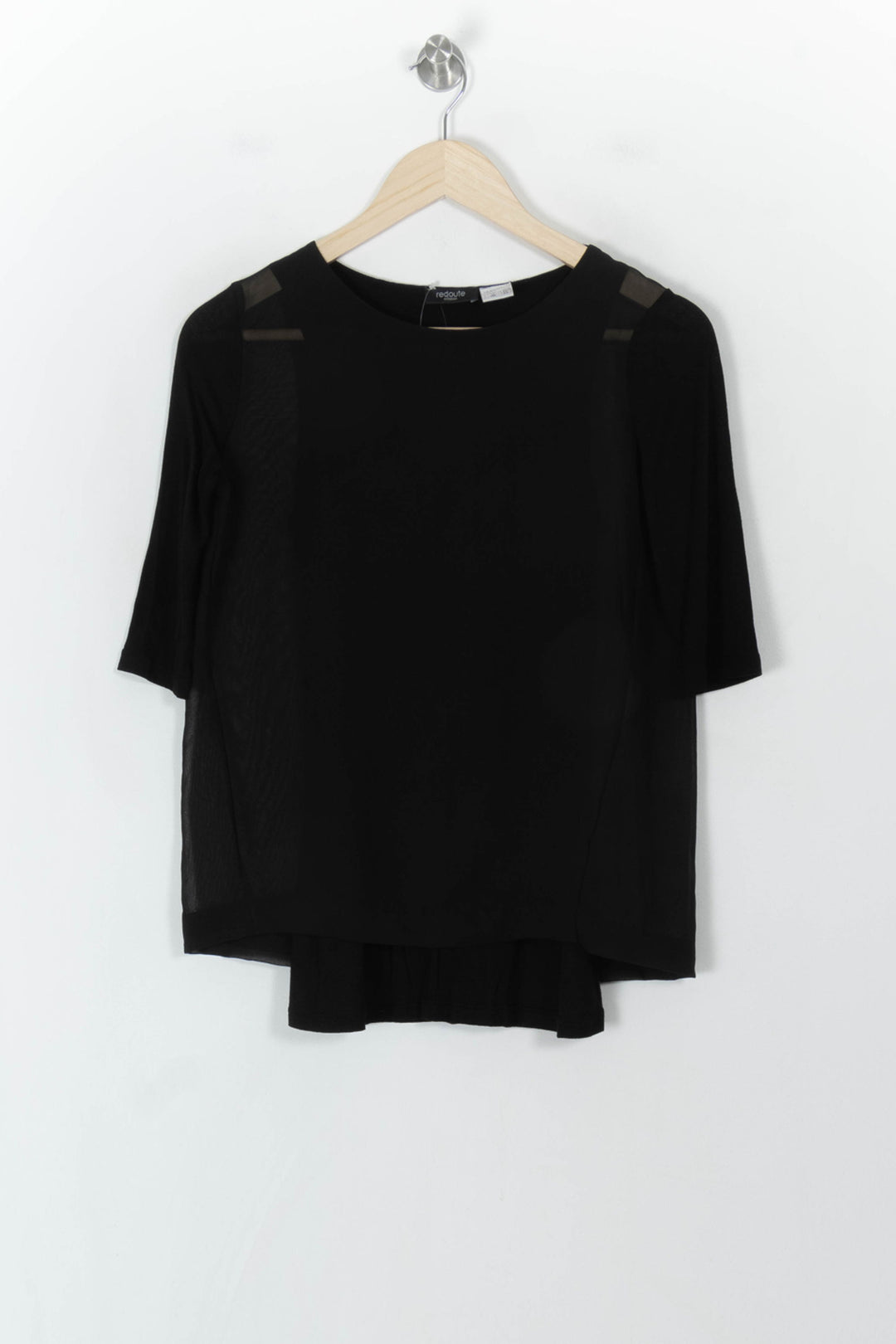 Blouse Noire - Taille XS/34 de la marque La Redoute Collections | PARAD120423 - Vendu par Paradigme - Image 2