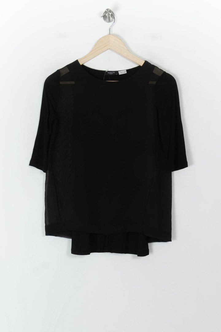 Blouse Noire - Taille XS/34 de la marque La Redoute Collections | PARAD120423 - Vendu par Paradigme - Image 2