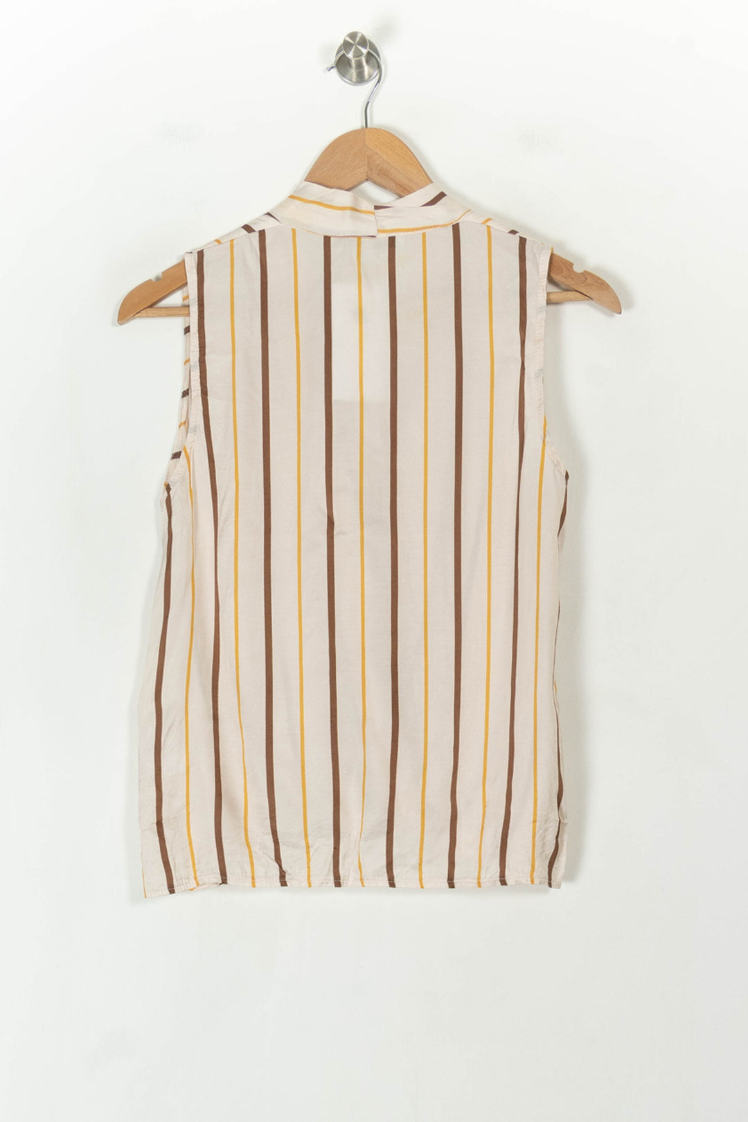 Blouse Beige et Marron - Taille M/38 de la marque La Fée Maraboutée | PARAD120424 - Vendu par Paradigme - Image 5