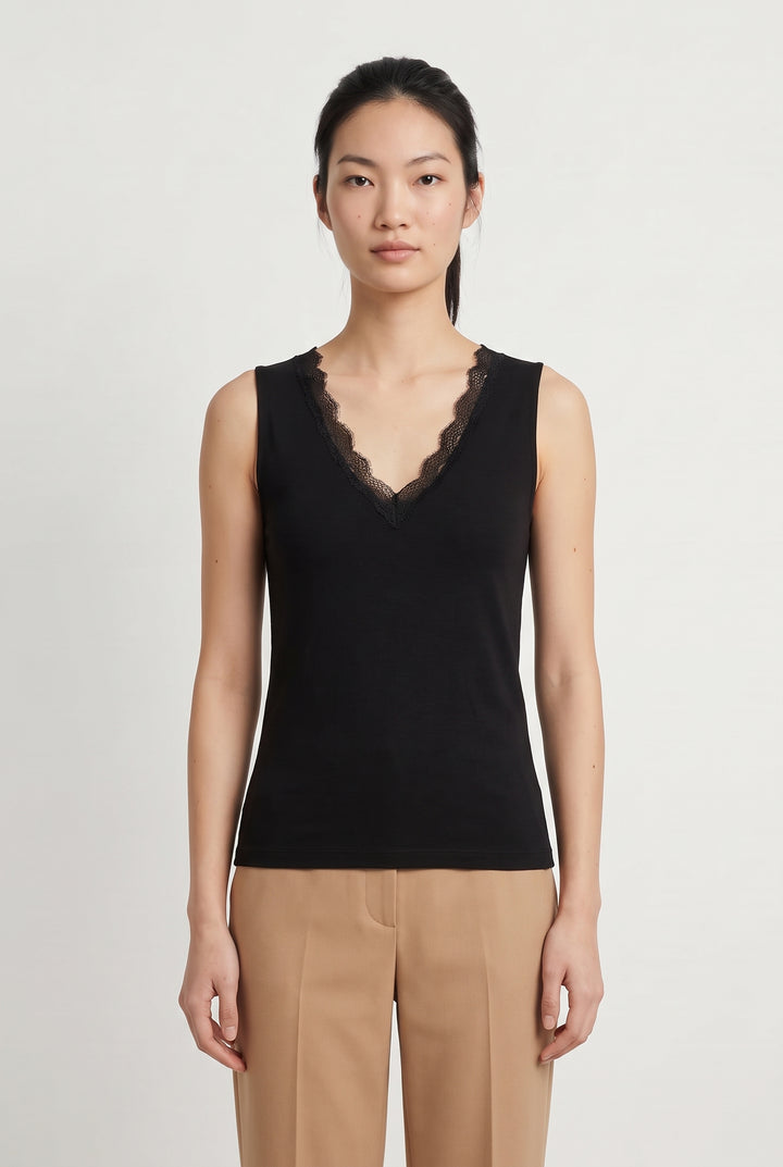 Débardeur Noir - Taille S/36 de la marque Gerard Darel | PARAD120426 - Vendu par Paradigme - Image 1