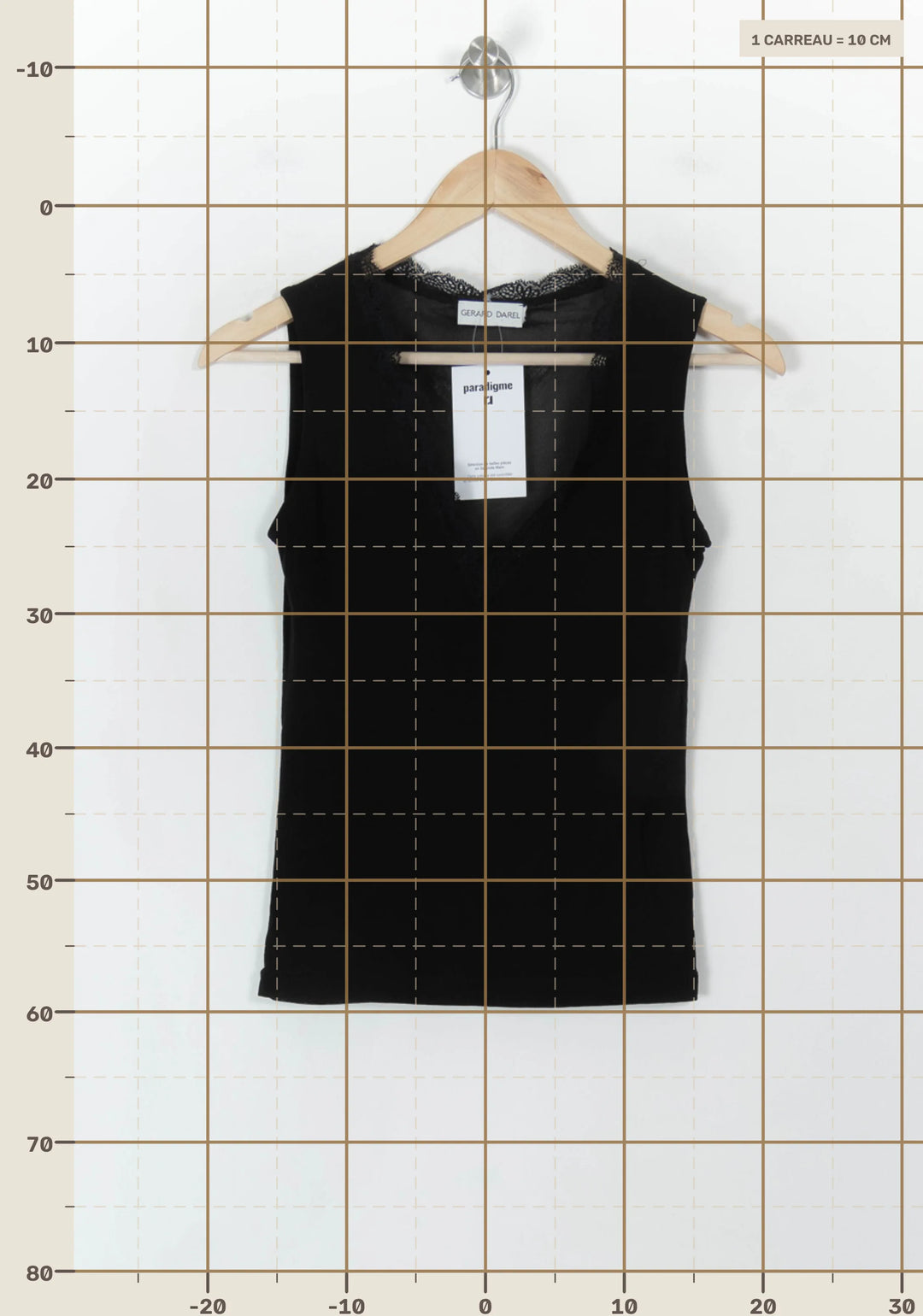 Débardeur Noir - Taille S/36 de la marque Gerard Darel | PARAD120426 - Vendu par Paradigme - Image 4