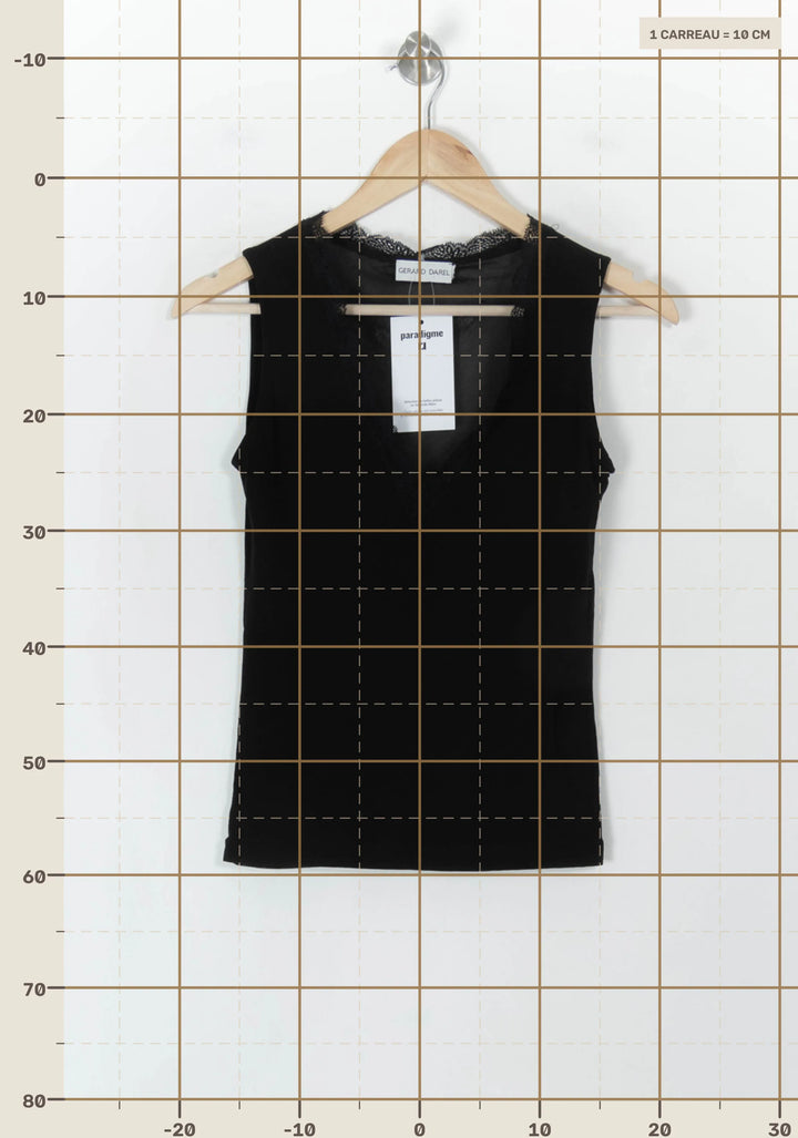 Débardeur Noir - Taille S/36 de la marque Gerard Darel | PARAD120426 - Vendu par Paradigme - Image 4