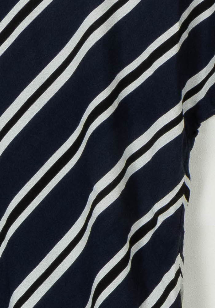 Blouse Bleu Marine et Blanche - Taille XL/42 de la marque Maison 123 | PARAD120428 - Vendu par Paradigme - Image 3