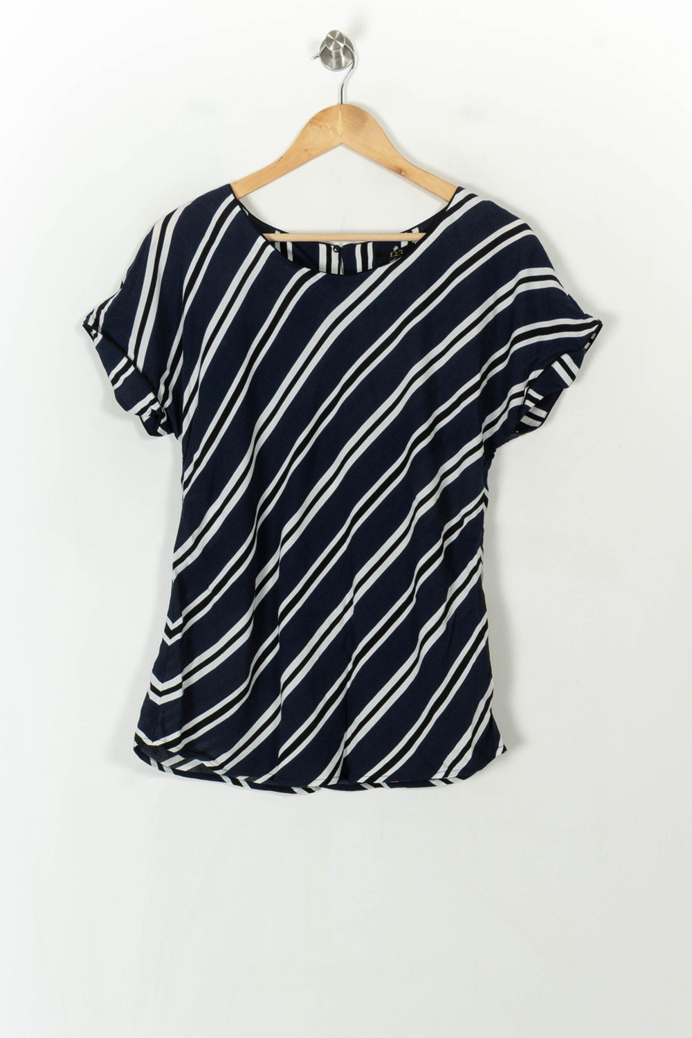 Blouse Bleu Marine et Blanche - Taille XL/42 de la marque Maison 123 | PARAD120428 - Vendu par Paradigme - Image 2