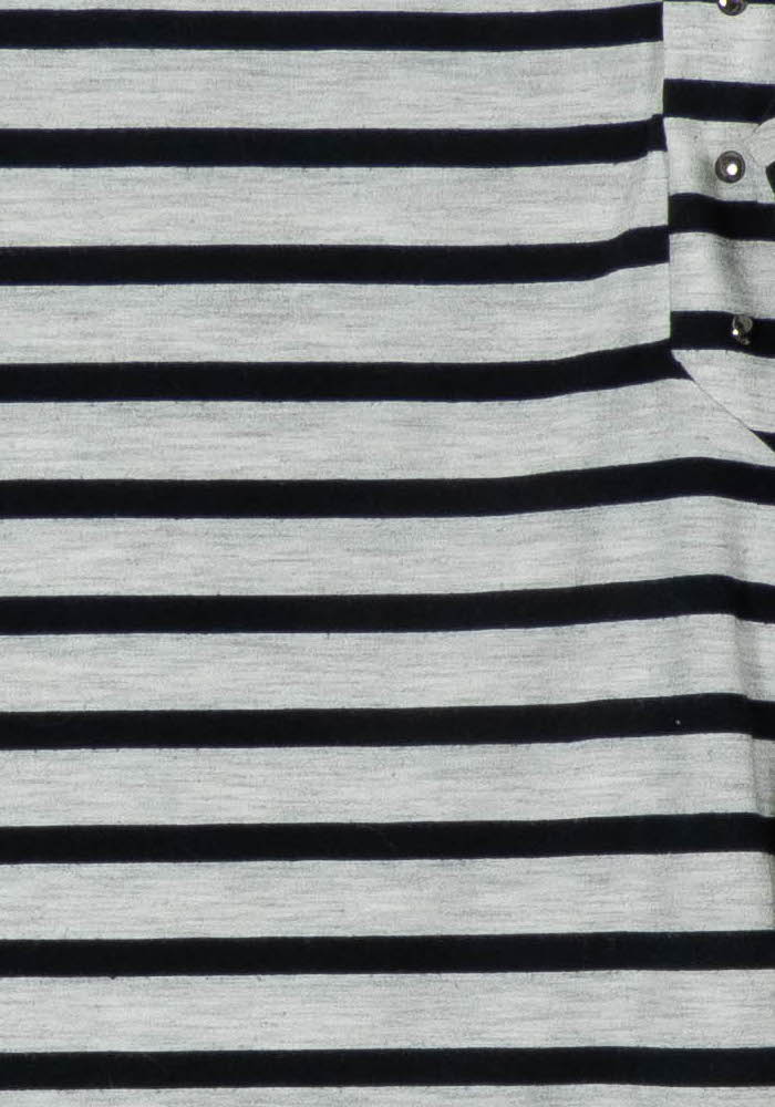Marinière Blanche et Noire - Taille S/36 de la marque IKKS | PARAD120431 - Vendu par Paradigme - Image 3
