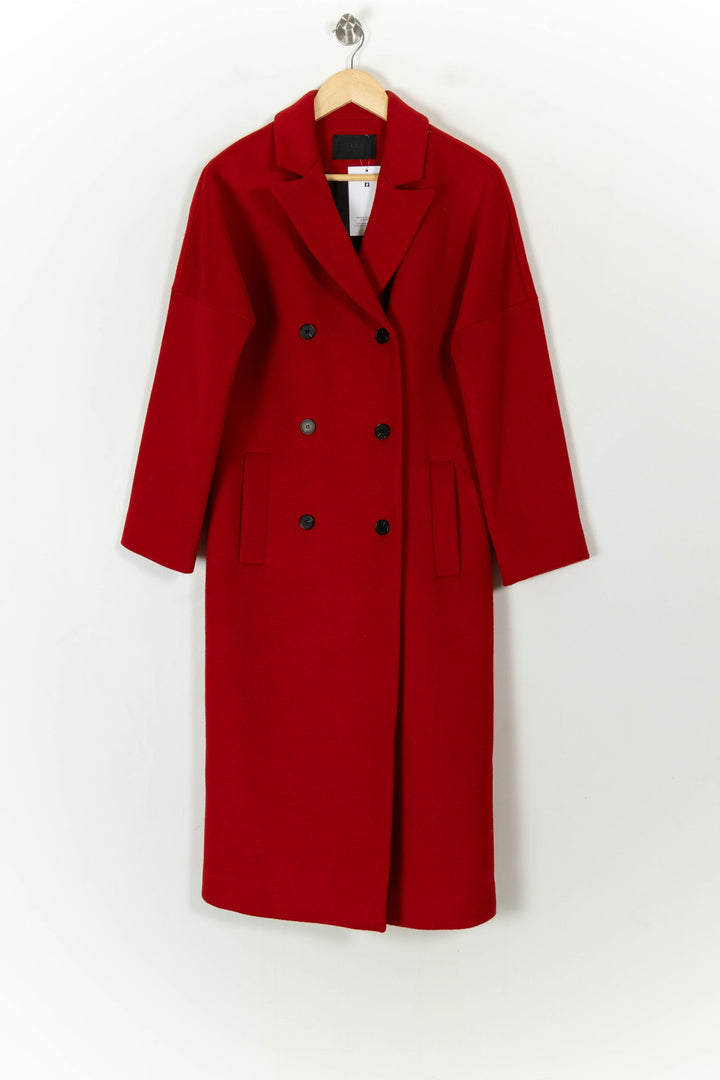 Manteau Rouge - Taille XS/34 de la marque IKKS | PARAD120439 - Vendu par Paradigme - Image 2