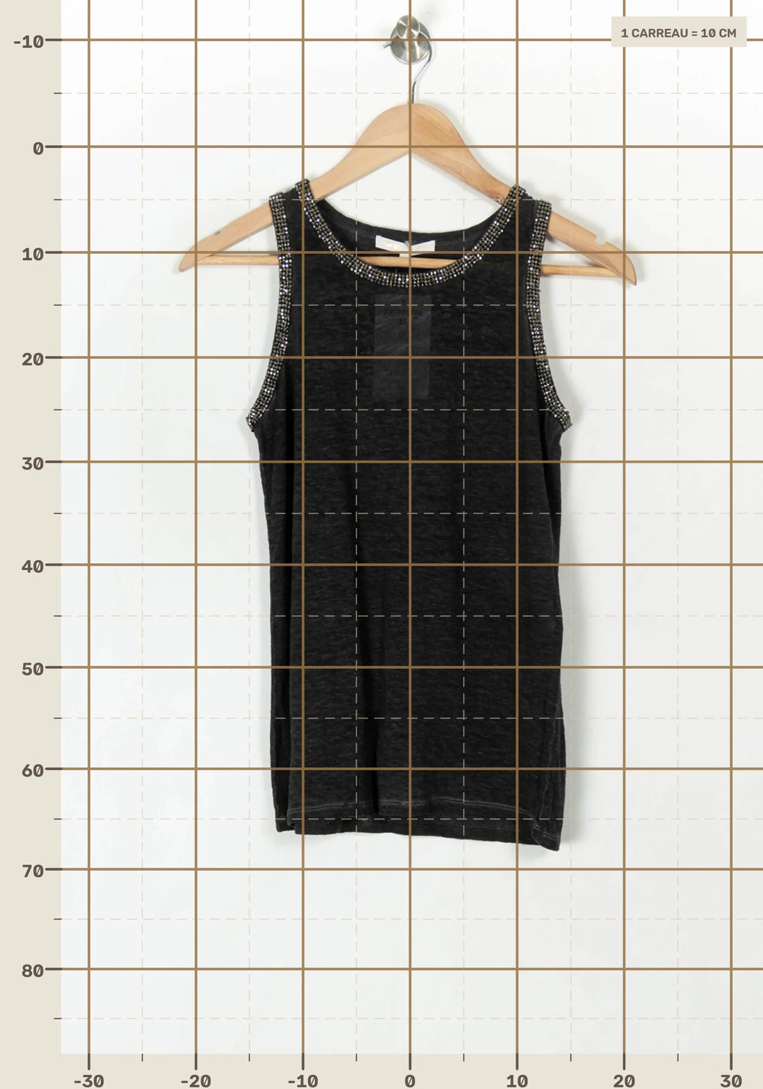 Débardeur Noir - Taille M/38 de la marque Maje | PARAD120441 - Vendu par Paradigme - Image 4